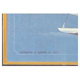 Intrepid vs Gretel II (1970) Sailboat Art Print
