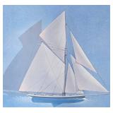 Puritan vs Genesta 20x22 Framed Nautical Print