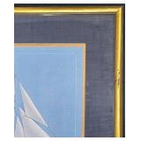 Puritan vs Genesta 20x22 Framed Nautical Print