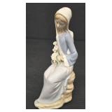 LLADRO Porcelain Figurine - Woman with Calla Lilies