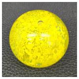 Yellow Glass Handblown Paperweight