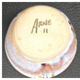 Roseville Planter with Handcrafted Pottery Bowl by Arne