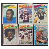 Football Cards - 48 Vintage NFL Trading Cards