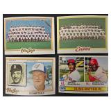 Topps Baseball Cards Lot - 52 Vintage MLB Cards