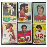 Vintage 1970s NFL Football Card Lot - 54 Cards - Multi-Team Set