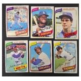Vintage Baseball Card Collection - Multi-Team Pitchers/Outfielders (1970s-80s)