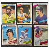 Vintage Baseball Card Collection - Multi-Team Pitchers/Outfielders (1970s-80s)