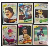 Vintage Baseball Card Collection - Multi-Team Pitchers/Outfielders (1970s-80s)