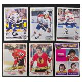 57 Vintage Topps Hockey Cards Lot - NHL Player Cards 1970s-1980s