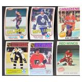 57 Vintage Topps Hockey Cards Lot - NHL Player Cards 1970s-1980s