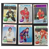 57 Vintage Topps Hockey Cards Lot - NHL Player Cards 1970s-1980s