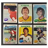57 Vintage Topps Hockey Cards Lot - NHL Player Cards 1970s-1980s