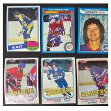 57 Vintage Topps Hockey Cards Lot - NHL Player Cards 1970s-1980s
