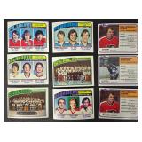 57 Vintage Topps Hockey Cards Lot - NHL Player Cards 1970s-1980s