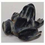 Three Metal Frog Sculptures - Vintage Garden Decor (Lot of 3)