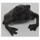 Three Metal Frog Sculptures - Vintage Garden Decor (Lot of 3)