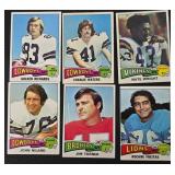 NFL Football Trading Cards - 48 AFC/NFC Cards (Vintage 1970s Era)