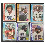 Vintage NFL Football Cards Collection - 48 Cards AFC/NFC Mix