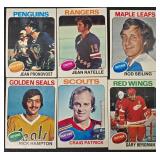 Vintage NHL Hockey Trading Cards Collection - 1970s-80s Multi-Team Set