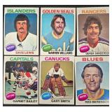 Vintage NHL Hockey Trading Cards Collection - 1970s-80s Multi-Team Set