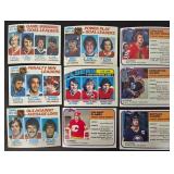 55 Vintage Hockey Trading Cards
