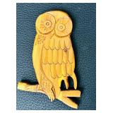 Wooden Owl Hand Carvings Wall Hangings