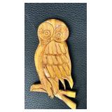 Wooden Owl Hand Carvings Wall Hangings