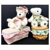 Longaberger Horizon of Hope Basket, Boyds Bear "Hope L. Bearywell, Longaberger Lots of Luck Basket & Boyd