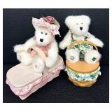 Longaberger Horizon of Hope Basket, Boyds Bear "Hope L. Bearywell, Longaberger Lots of Luck Basket & Boyd