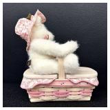 Longaberger Horizon of Hope Basket, Boyds Bear "Hope L. Bearywell, Longaberger Lots of Luck Basket & Boyd