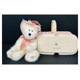 Longaberger Horizon of Hope Basket, Boyds Bear "Hope L. Bearywell, Longaberger Lots of Luck Basket & Boyd