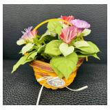 Longaberger May Series Miniature Geranium Basket Set, Longaberger Collectors Club May Series Miniature Sweet Pea Basket & More