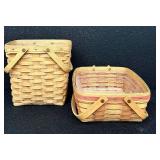 Two Vintage Longaberger Baskets