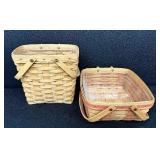 Two Vintage Longaberger Baskets