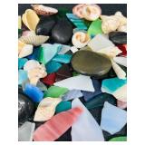 Shells & Sea Glass Assortment - Beach Craft Supplies