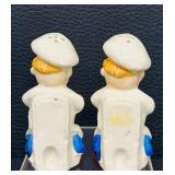 Vintage Ceramic Chef & Baker Figurine Salt and Pepper Shaker Sets