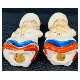 Vintage Ceramic Chef & Baker Figurine Salt and Pepper Shaker Sets
