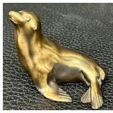 Fine Pewter Gallery Figurines - Dog, Seal & Clown (Lot of 3)