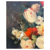 Floral Bouquet Oil Painting - Ornate Gilt Frame