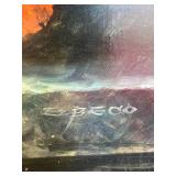 Floral Bouquet Oil Painting - Ornate Gilt Frame