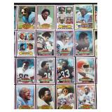Houston Oilers 1979 Team Leaders Trading Cards (Lot of 28)