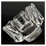 Vintage Orrefors Corona Sweden Crystal Dish