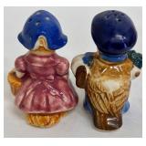 Vintage Salt & Pepper Shaker Set: Dutch Boy & Girl and Anthropomorphic Pair