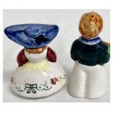 Vintage Salt & Pepper Shaker Set: Dutch Boy & Girl and Anthropomorphic Pair