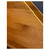 Set of Four Levenger Wood Desk Organizers