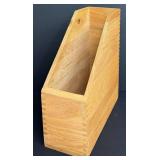 Set of Four Levenger Wood Desk Organizers