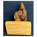 JDC Hand-Carved Gnome Set - 3-Piece Wood Figurines