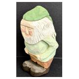 JDC Hand-Carved Gnome Set - 3-Piece Wood Figurines