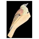 Man and Bird Hand Carved Wooden Figurines