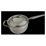 Kirkland Signature Stainless Steel Cookware Set - Made in Italy (6.5 Qt Stock Pot, 10 in Skillet)